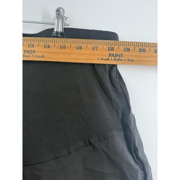 Womens Cotton Linen Blend Maternity Capris Pants, Lounge Pregnancy Cropped Pants - Picture 10 of 15